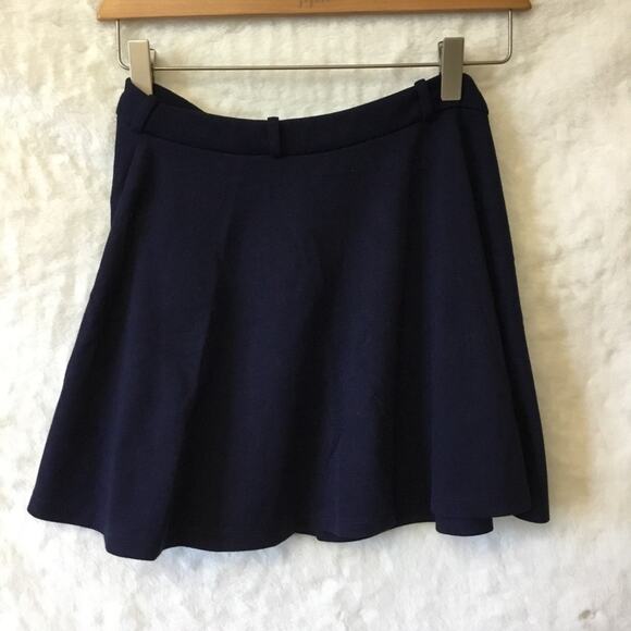 Forever21 Navy Mini Skirt - Picture 1 of 8